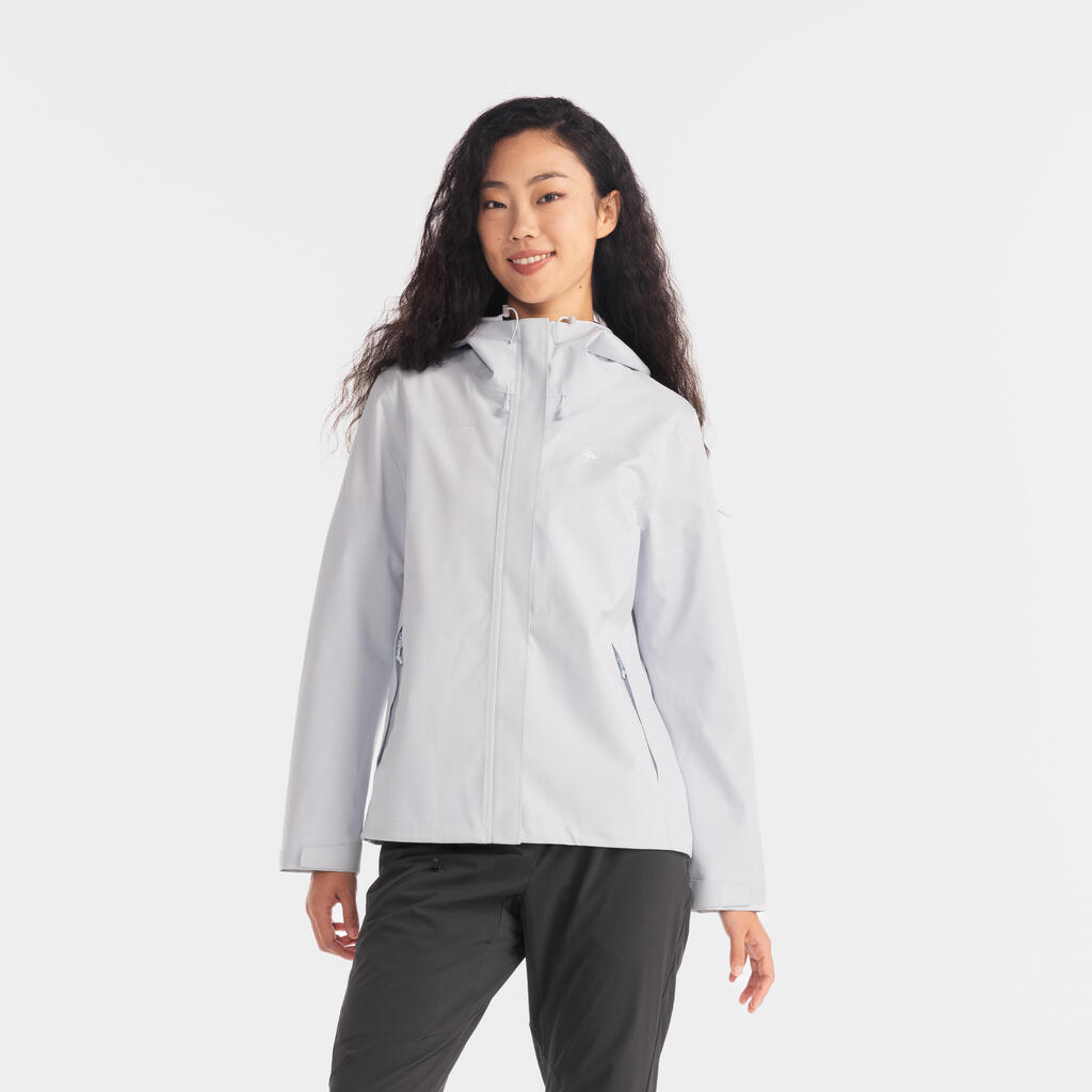 Veste imperméable de randonnée montage - MH150 - Femme