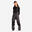 成人防水大尺寸單板滑雪吊帶褲 SNB 500－黑色