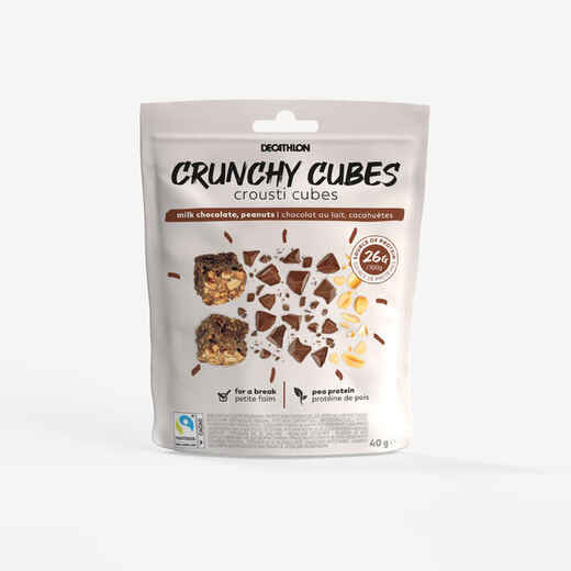 
      ПРОТЕИНОВИ ХАПКИ CRUNCHY CUBES, 40 ГРАМА, ШОКОЛАД/ФЪСТЪЦИ
  