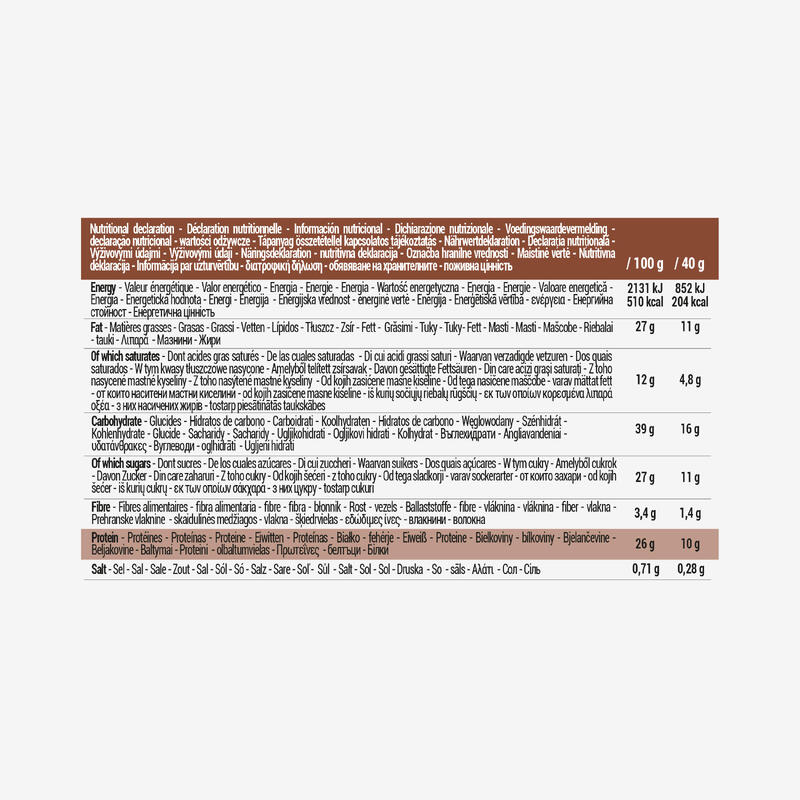 Crunchy Cubes proteinhaltiger Snack Erdnuss 40 g 