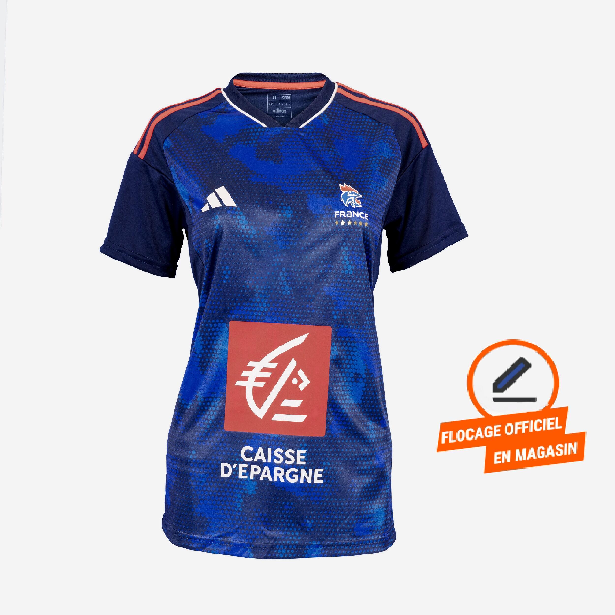 ADIDAS Maillot Officiel &#xC9;quipe De France Handball Masculine 2023 - Coupe Femme