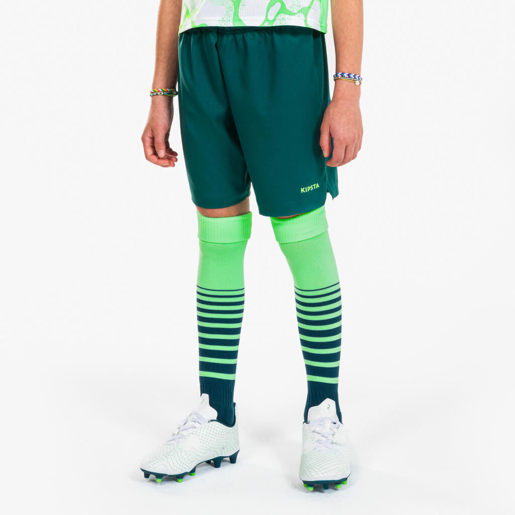 Dievčenské futbalové šortky Viralto zelené
