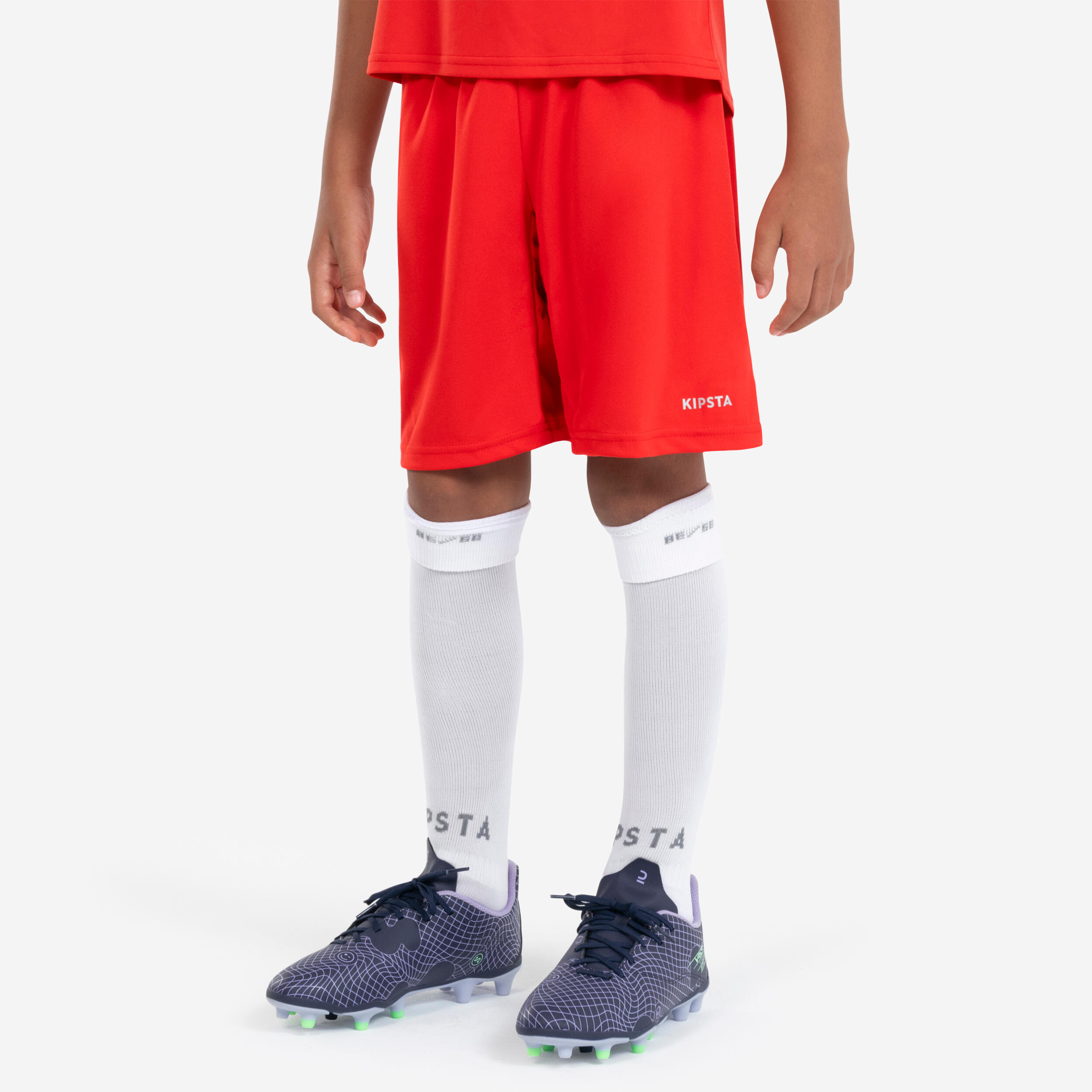 Kids' Football Shorts Essential Red