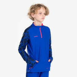 1/2 cremallera viralto kids waves azul y rosa