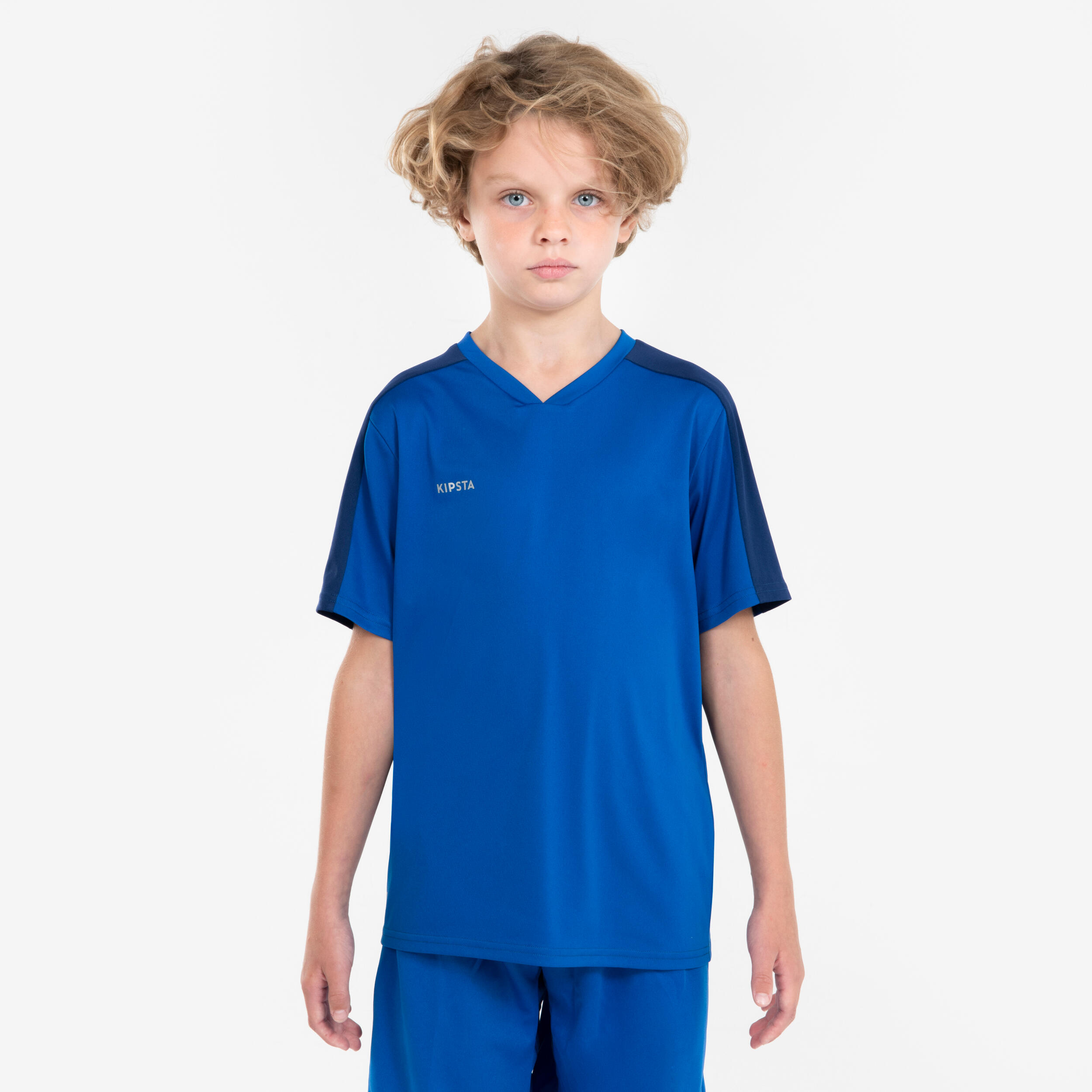 Tricou de fotbal cu mânecă scurtă Essentiel Albastru Copii