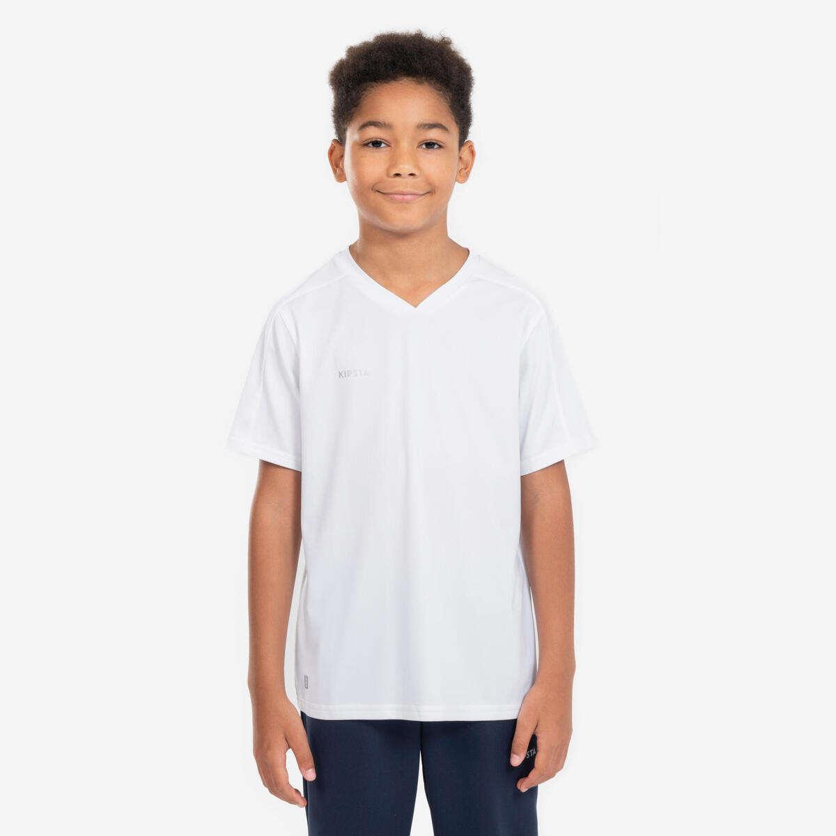 Maillot de Football enfant manches courtes ESSENTIEL Blanc