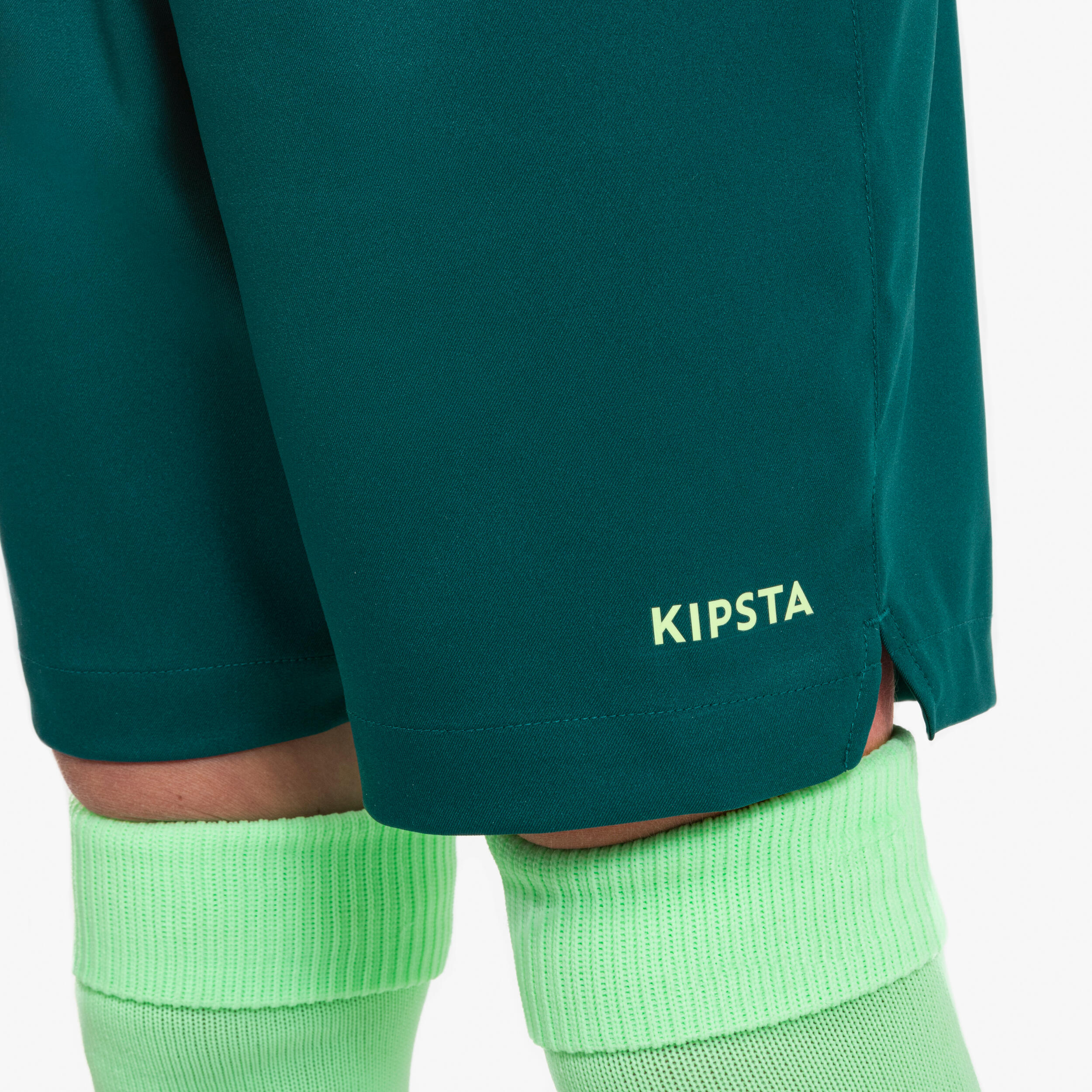 KIPSTA Dievčenské futbalové šortky Viralto zelené 10-11 r (141-148 cm) · záber 4