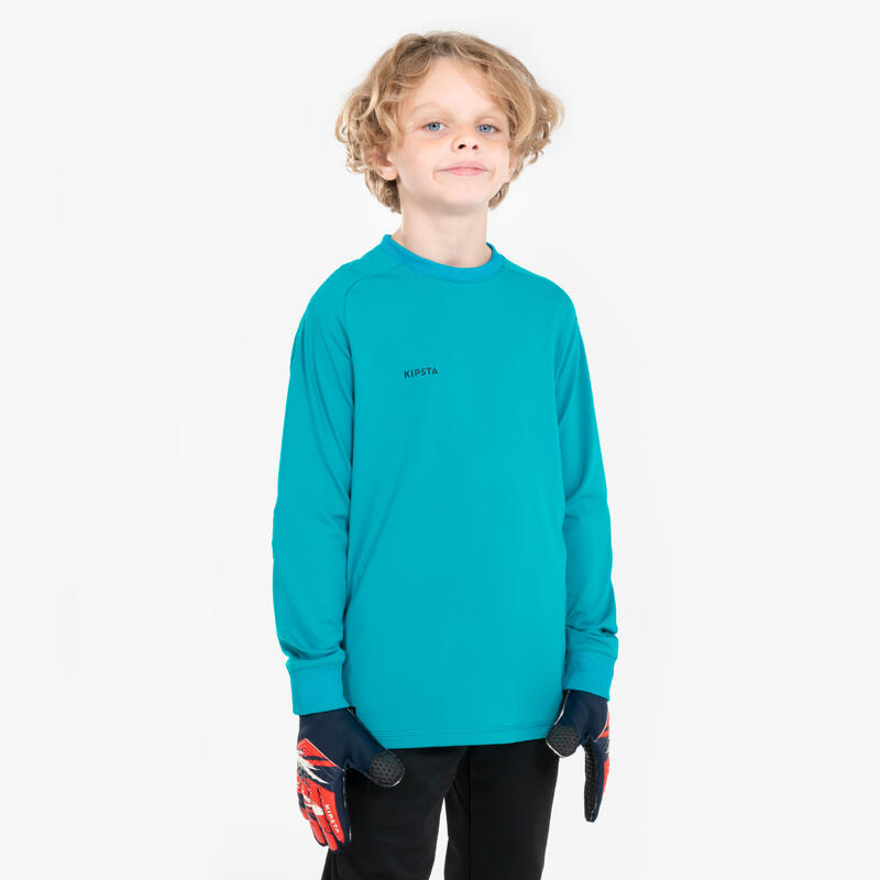 Keepershirt voetbal kinderen F100 turquoise