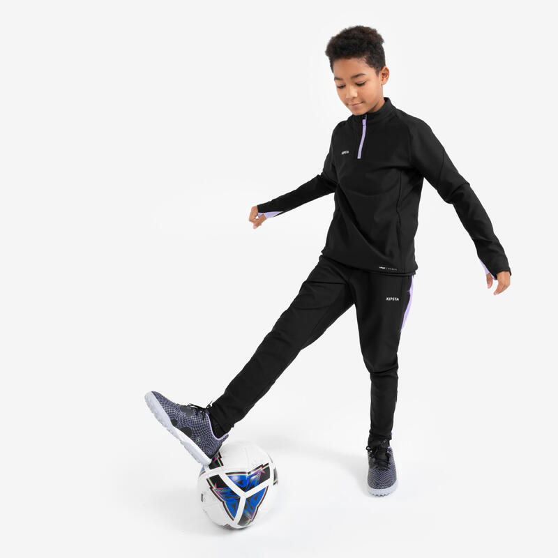 Pantalon de football  VIRALTO JR Noir et Parme