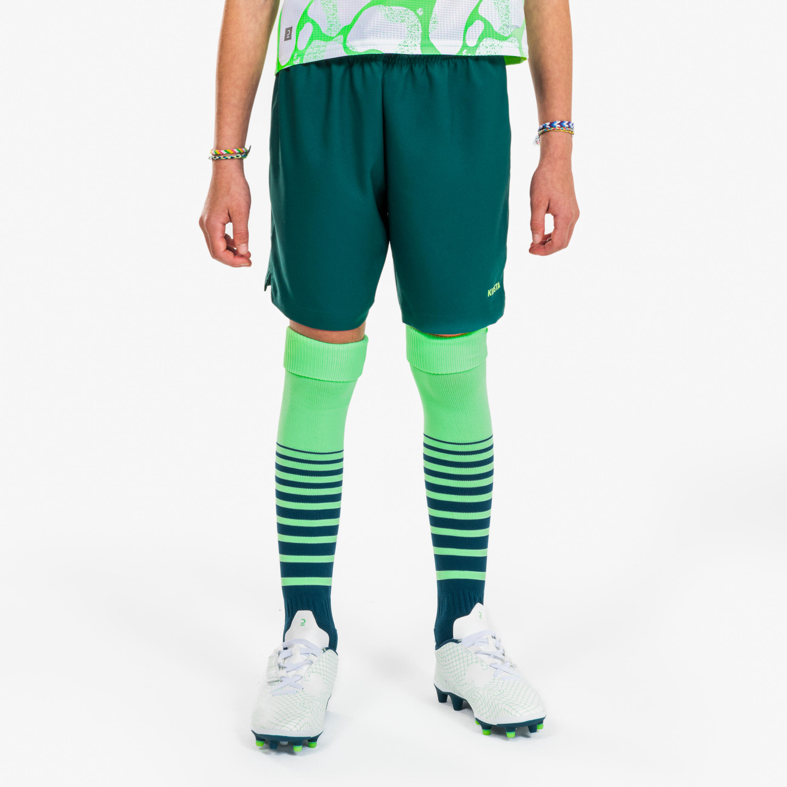 SHORT DE FOOTBALL VIRALTO FILLE VERT 6/21