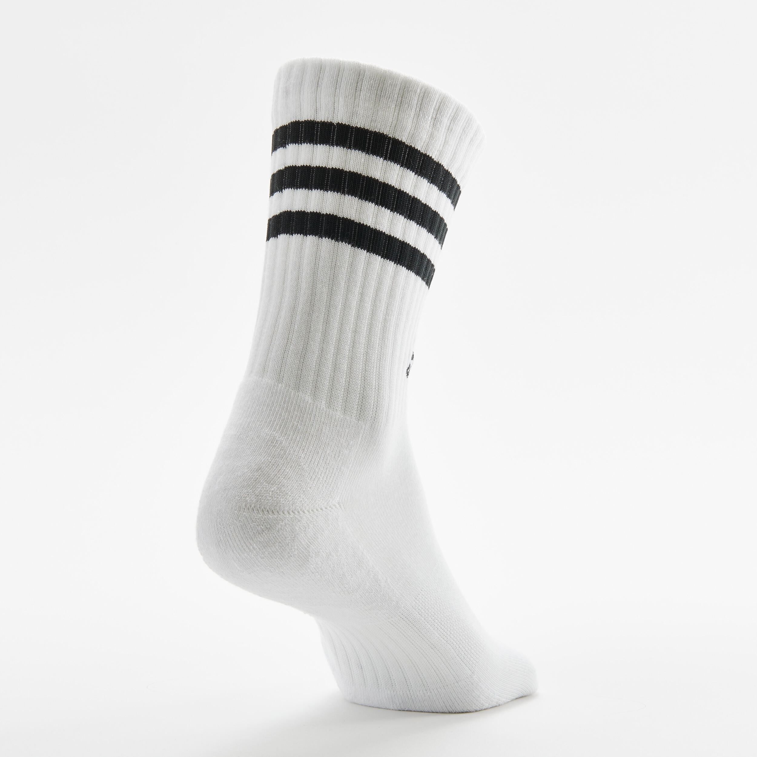 High Sports Socks 3-Pack Stripes - Black/White/Grey 6/13