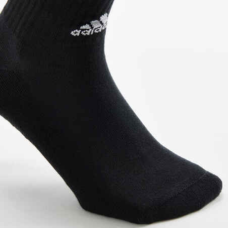 High Sports Socks 3-Pack Stripes - Black/White/Grey