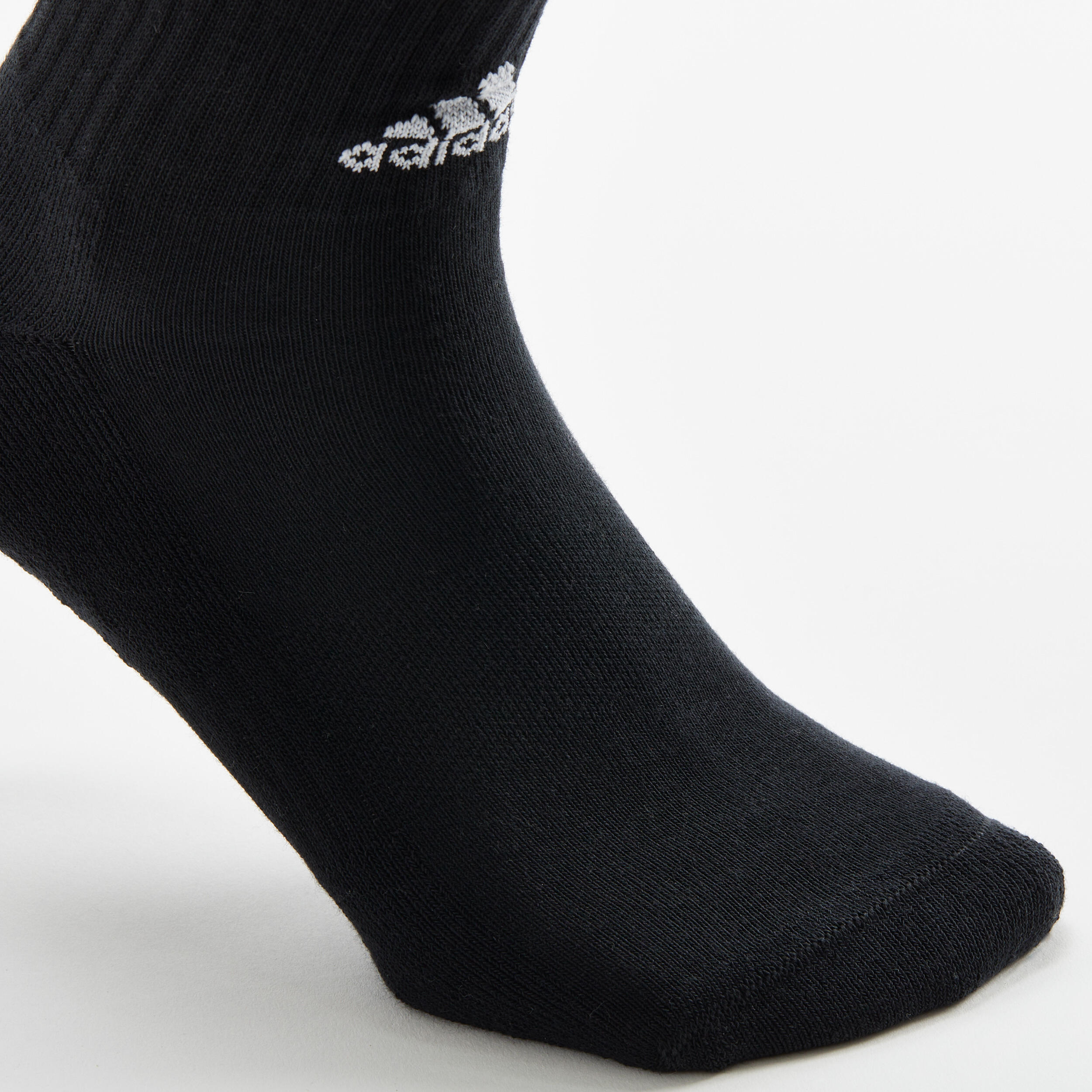 High Sports Socks 3-Pack Stripes - Black/White/Grey 13/13