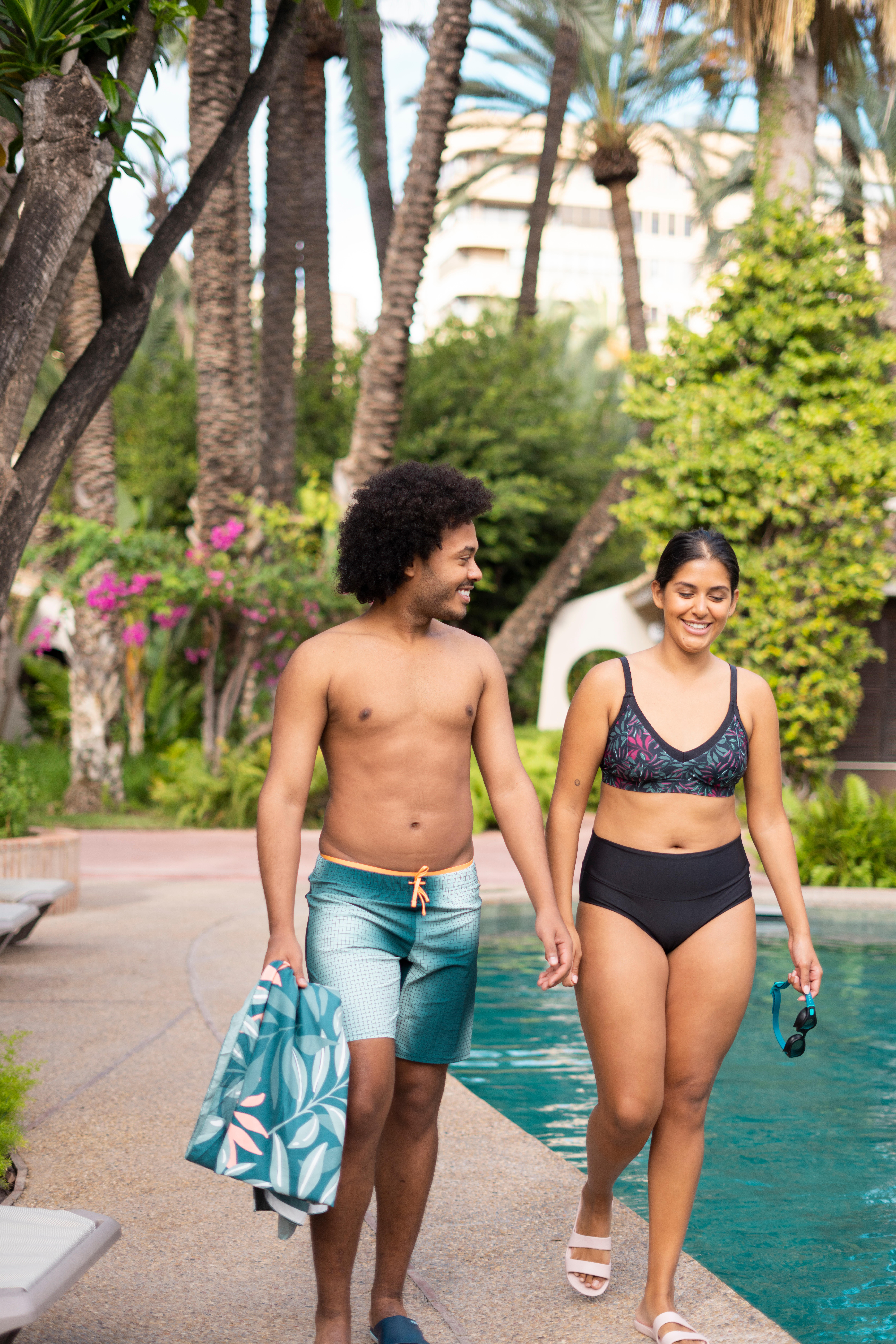 Sandales de piscine femme – Slap 100 Basic - NABAIJI