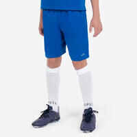 מכנסי כדורגל קצרים F100 לילדים  - כחול