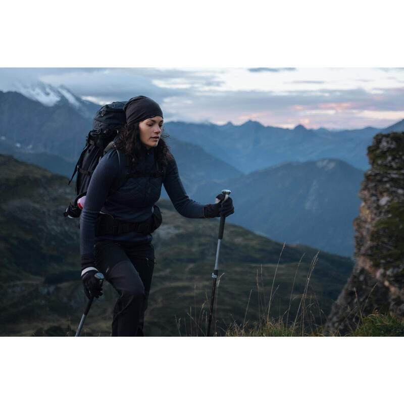 Kadın Outdoor Trekking Pantolonu - Siyah - MT900