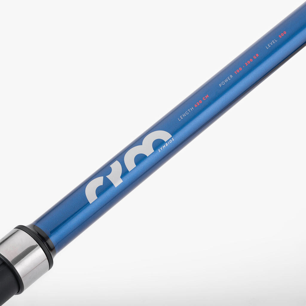 Teleskopski štap za surfkasting ribolov SYMBIOS 500 4,20 m (100–200 g)