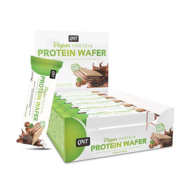 QNT BARRITAS DE PROTEINA VEGANA CAJA DE 12 UNIDADES