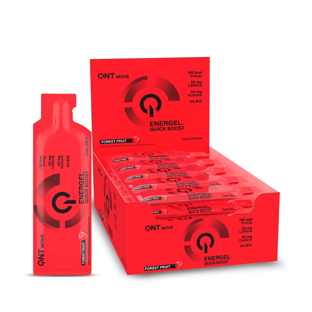 Caja de 25 Geles Energéticos Energel 25x55 Ml Frutos Rojos