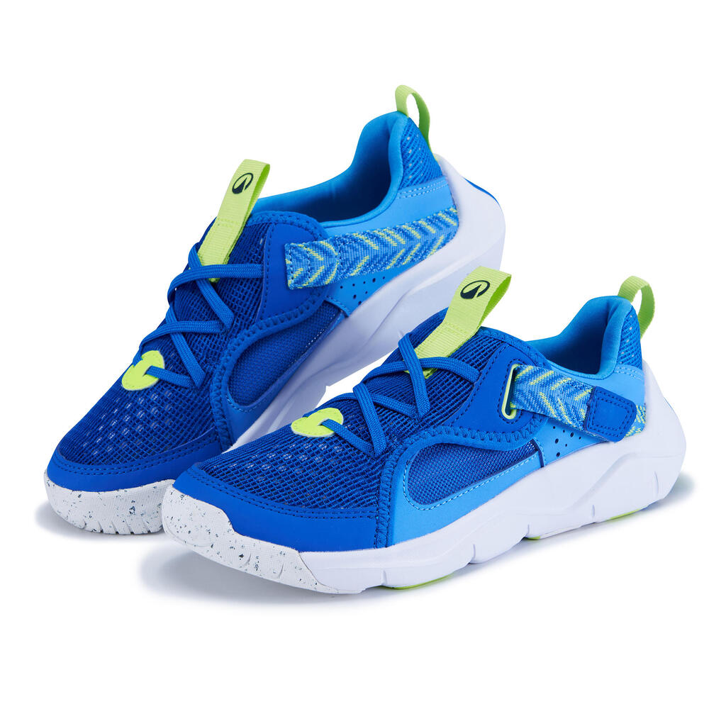 Chaussures multisport respirantes enfant mixte, Playful Summer Bleu et jaune