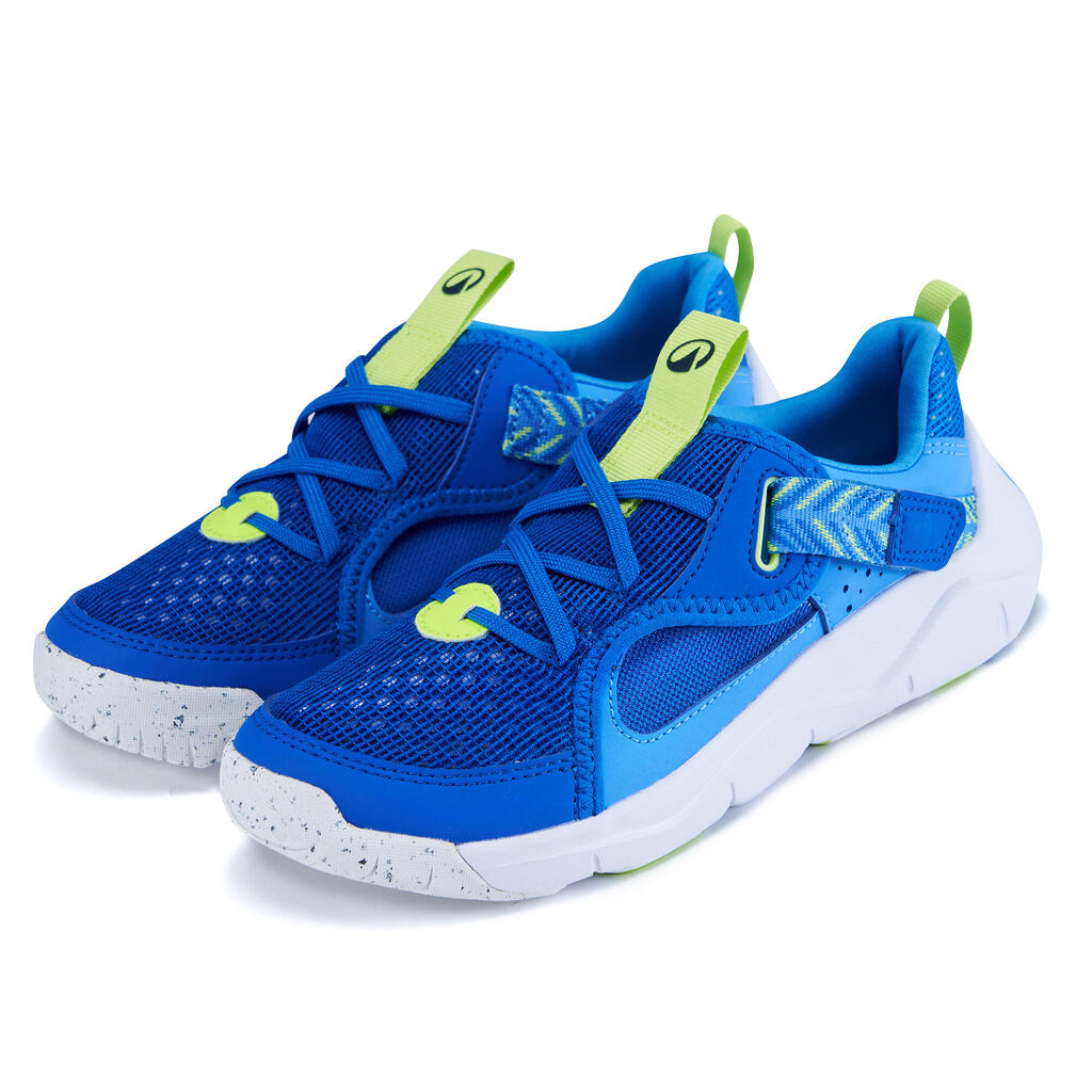 Chaussures multisport respirantes enfant mixte, Playful Summer Bleu et jaune