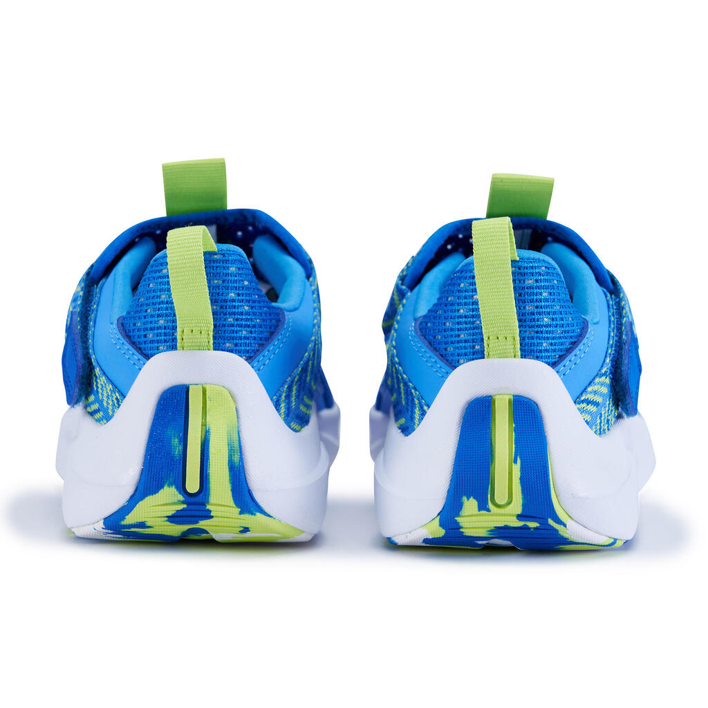 Chaussures multisport respirantes enfant mixte, Playful Summer Bleu et jaune
