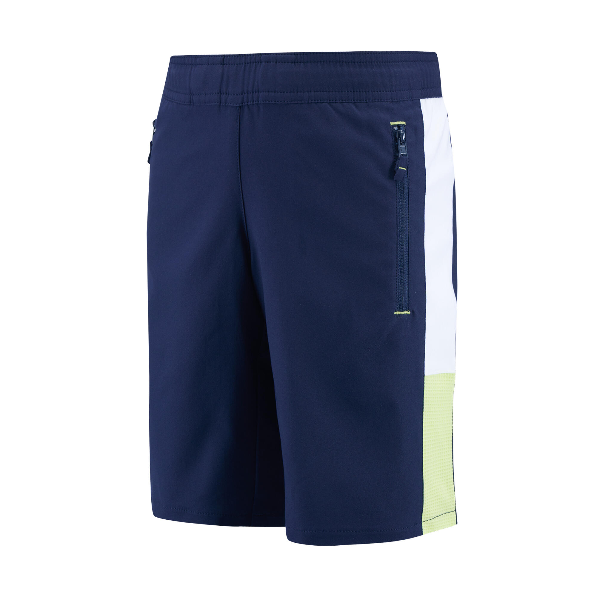 Kids Breathable Multisport Shorts - Blue/White/Green