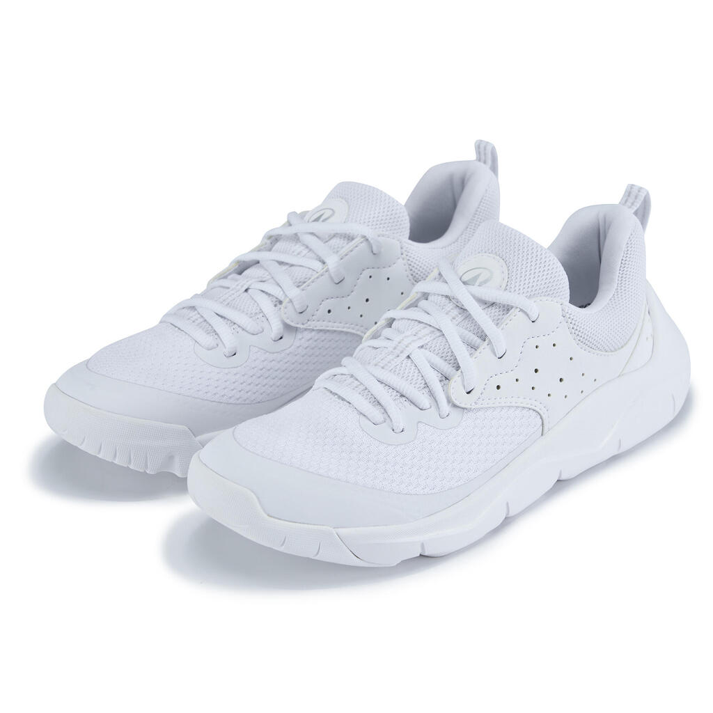 Chaussures multisport lacets légères enfant mixte, Playful Fast Blanc