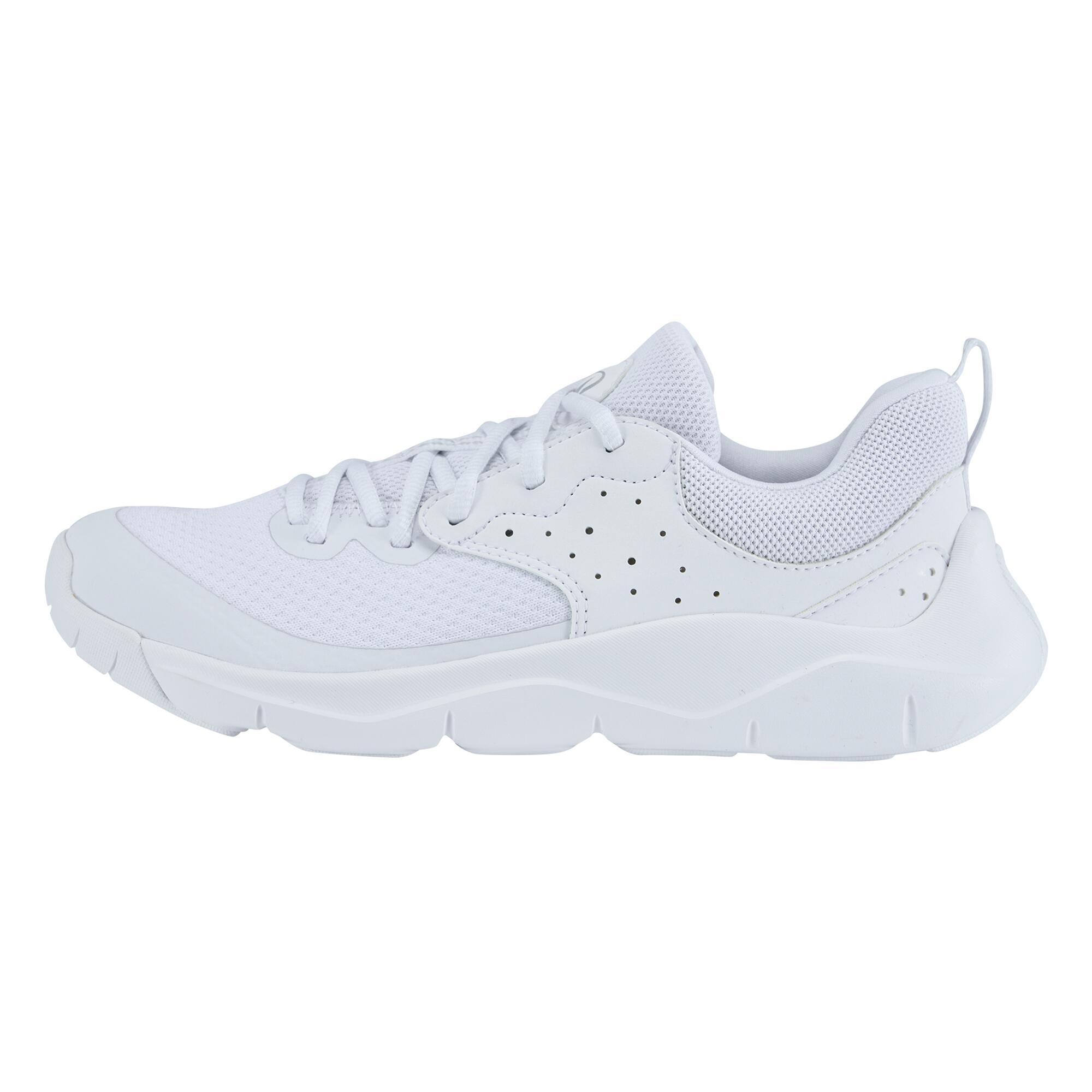 Chaussures multisport lacets légères enfant mixte, Playful Fast Blanc