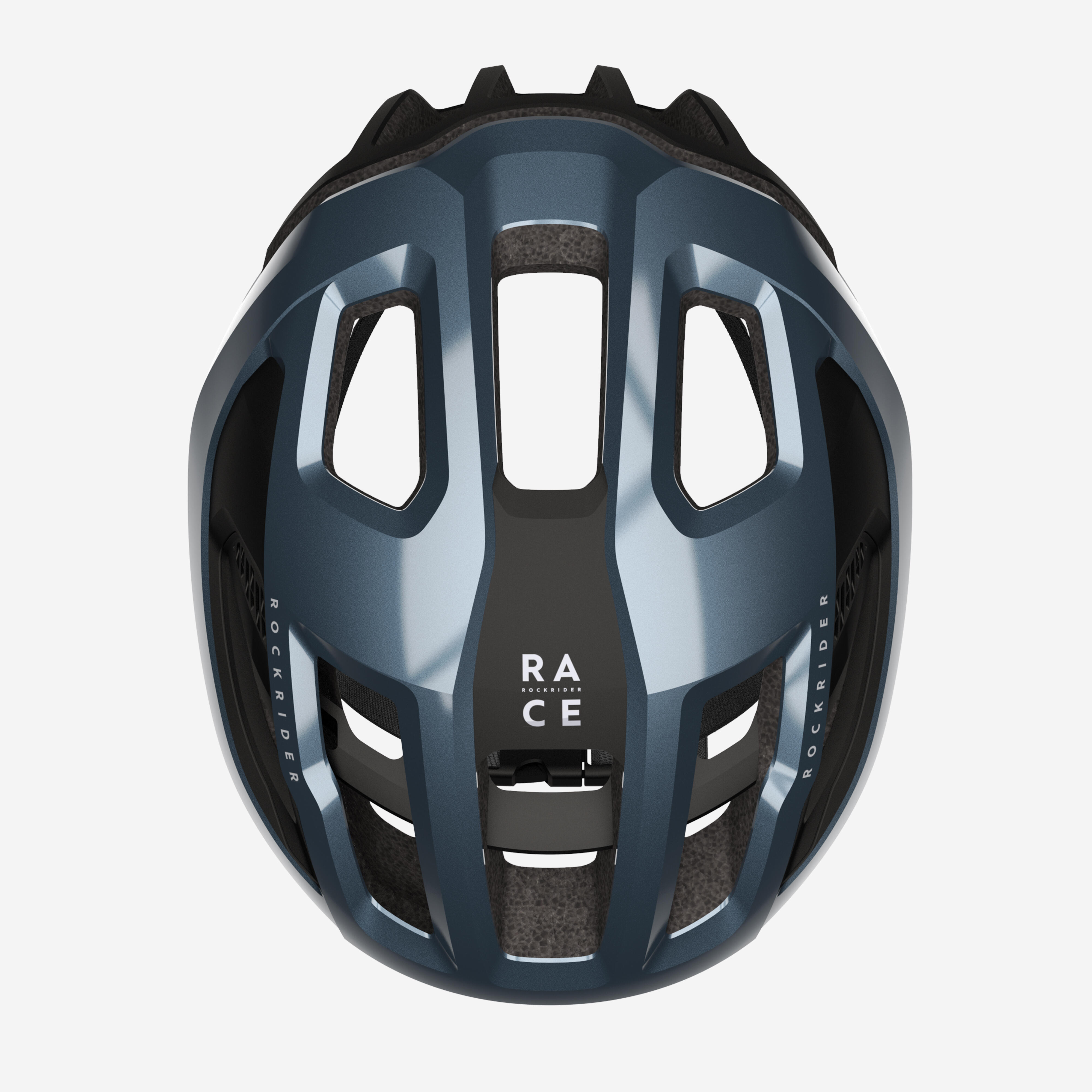 CASQUE VELO VTT XC RACE GRIS NOIR ROCKRIDER Decathlon