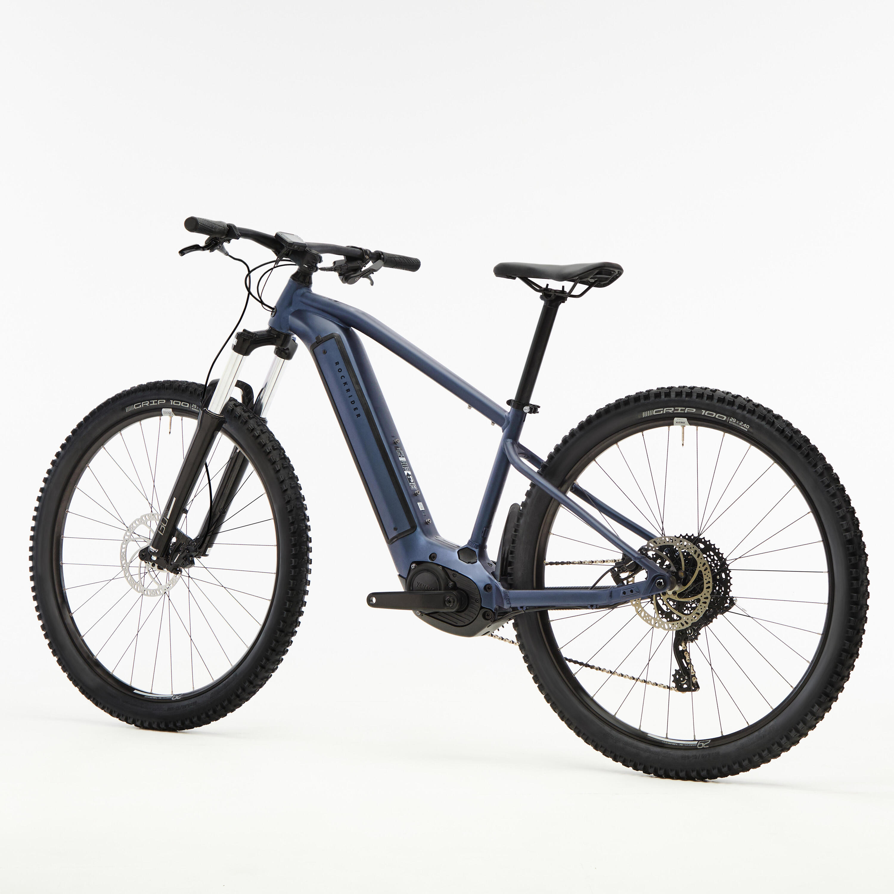 Bicicleta eléctrica montaña E-Expl 520 azul noche semirrígida 29" 2/8