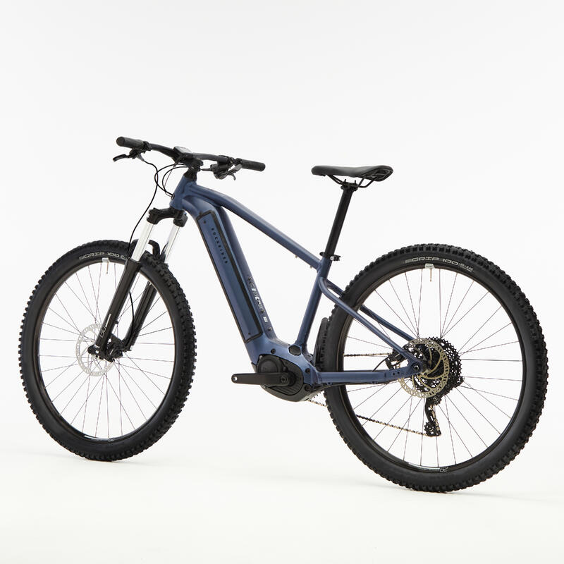 Bicicleta eléctrica montaña E-Expl 520 Azul Noche Semirrígida 29"