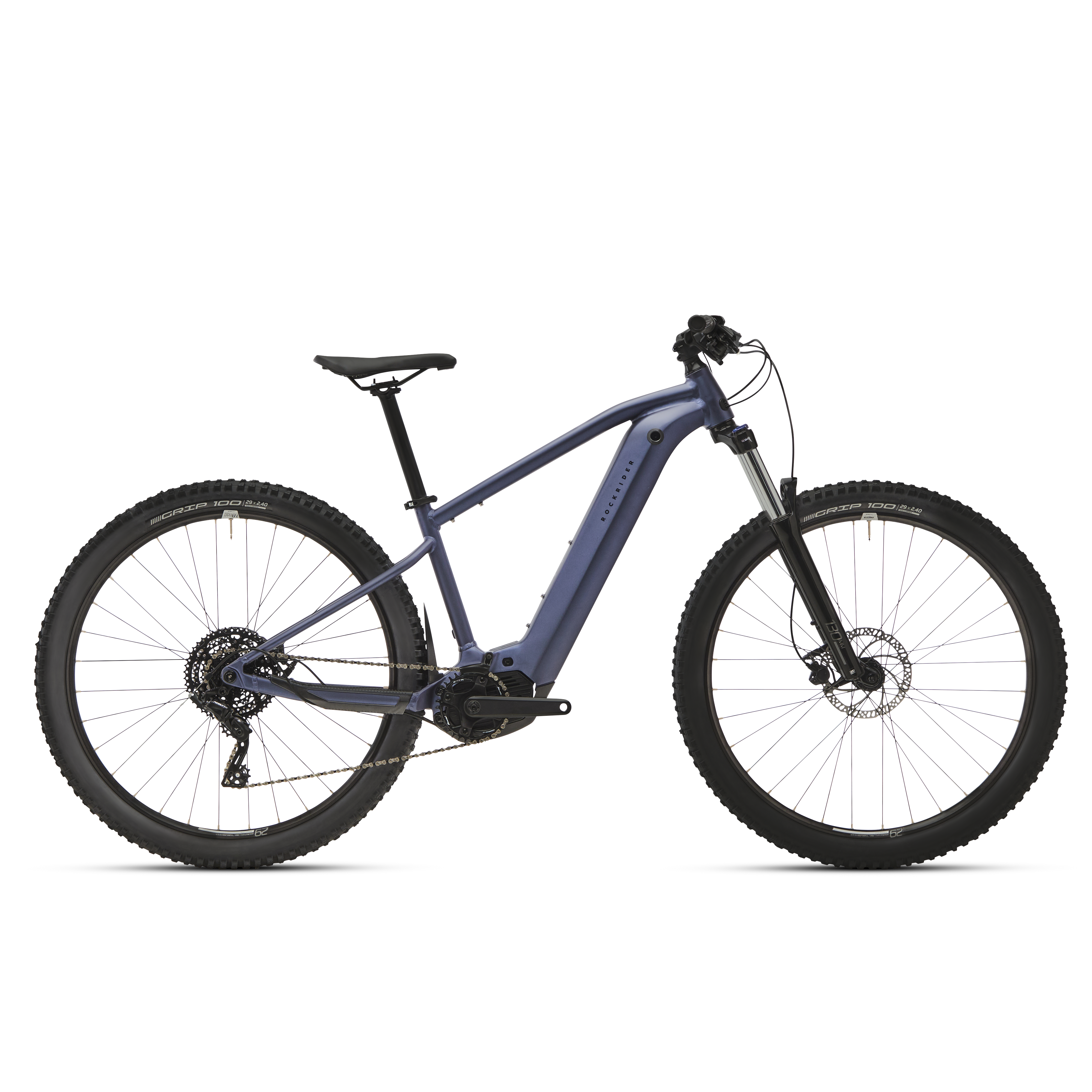 Bicicleta eléctrica montaña E-Expl 520 Azul Noche Semirrígida 29" (XL)