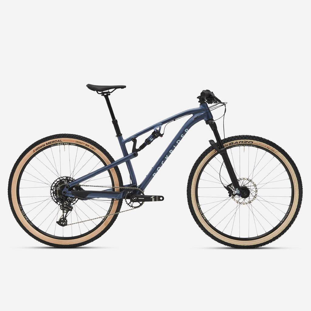 Cross Country Mountain Bike Race 700S Aluminium Frame - Blue