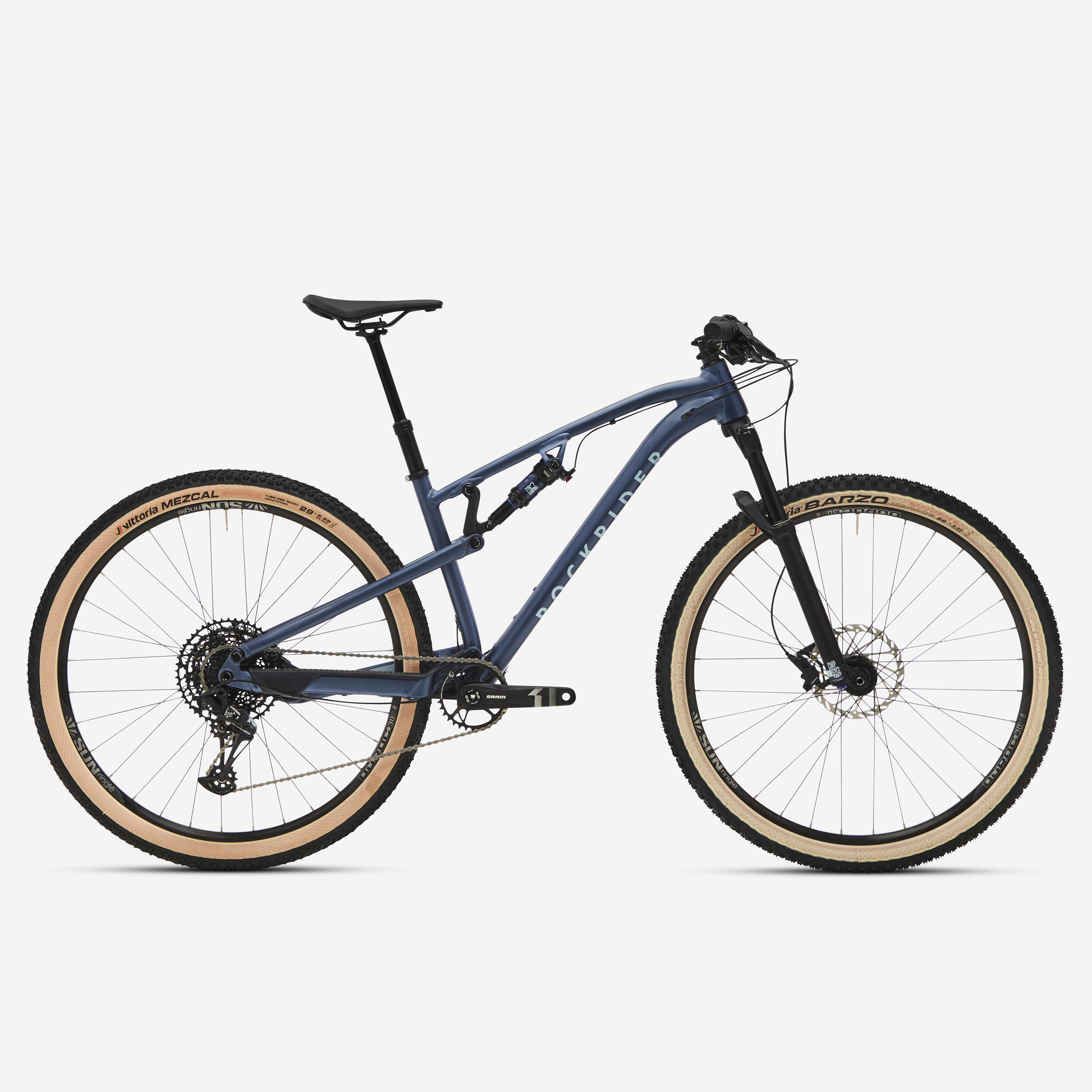 Cross Country Mountain Bike Race 700s Aluminium Frame - Blue