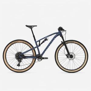 Bicicleta de montaña doble suspensión aluminio XC Race 700 S Azul