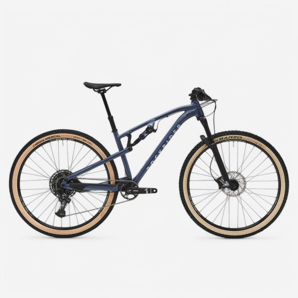Vélo vtt xc cross country race 700 s bleu - cadre aluminium