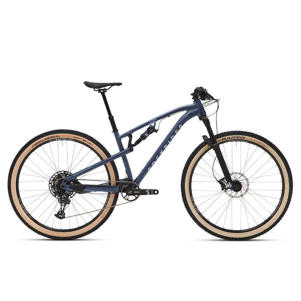 Mountainbike Cross Country 29 Zoll XC Aluminiumrahmen Race 700 S blau