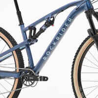 Cross Country Mountain Bike Race 700S Aluminium Frame - Blue