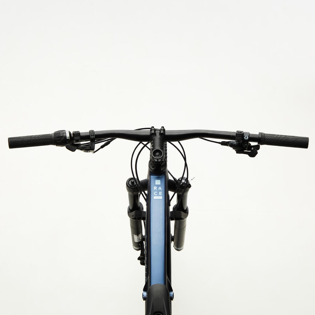 Bicicleta MTB de cross country con cuadro de aluminio azul Race 700