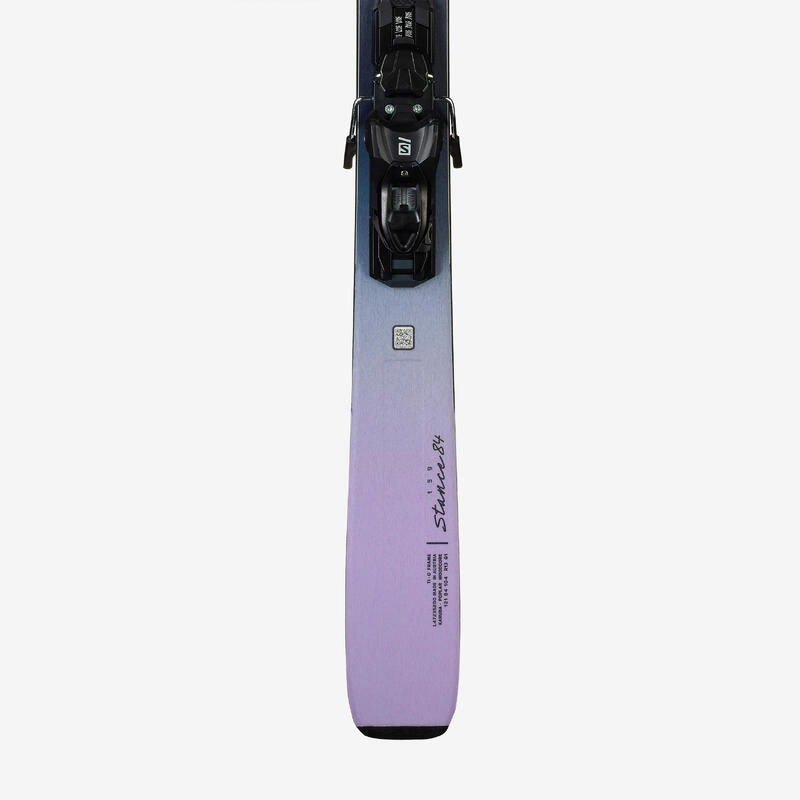WOMEN'S DOWNHILL SKI WITH BINDINGS SALOMON STANCE 84 W SALOMON Decathlon