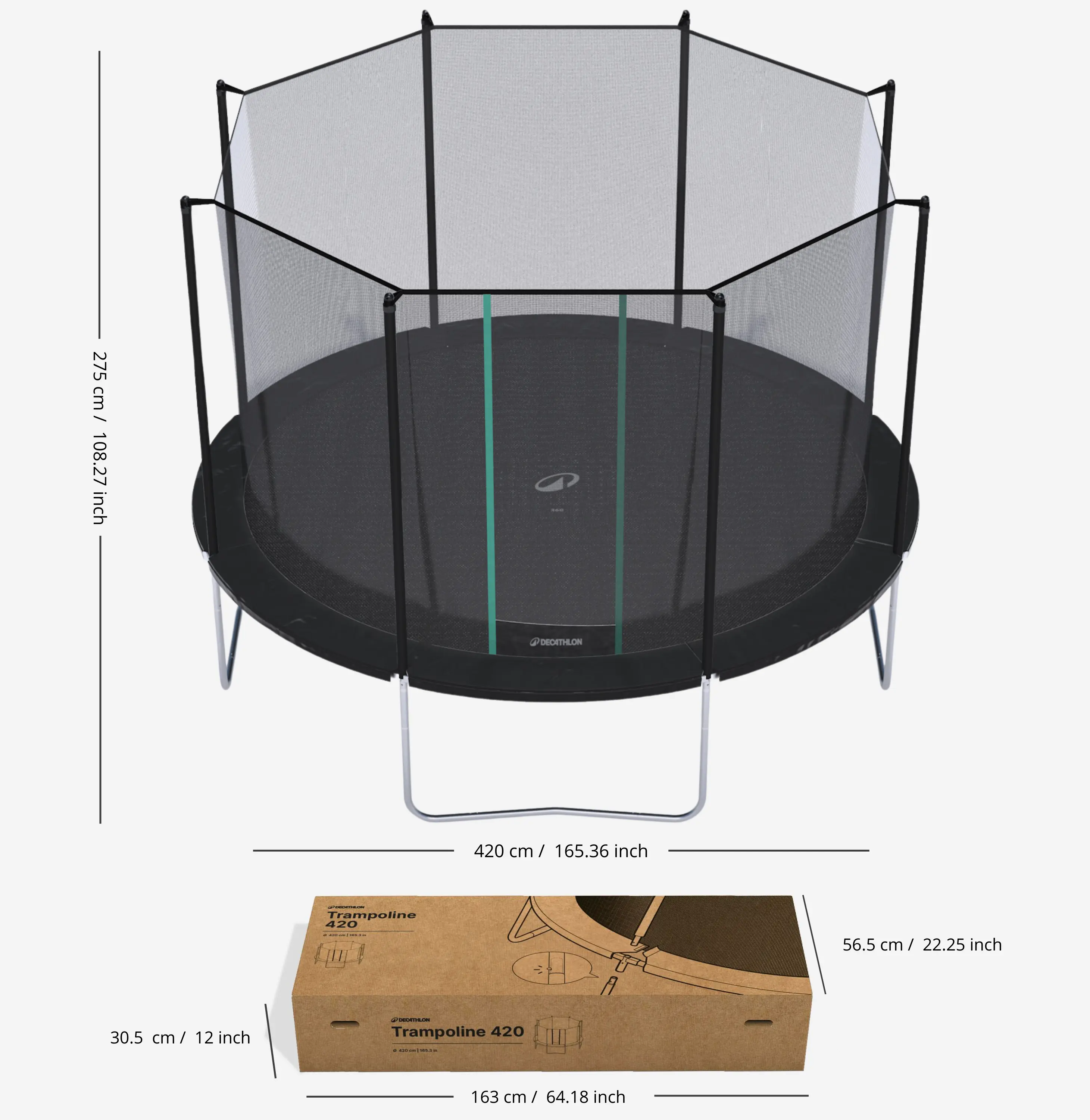 Trampolino rotondo 420: Guida utilizzatore e riparazione