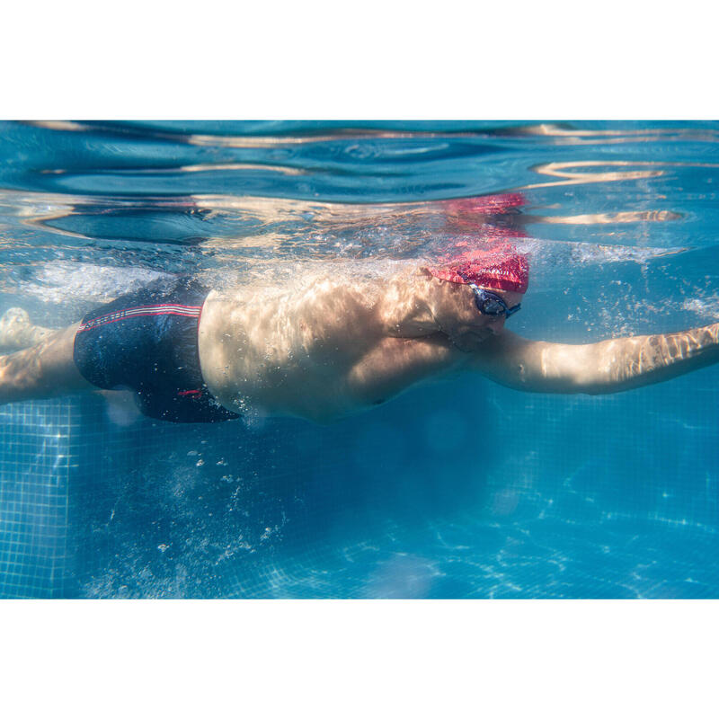 Cască de înot material textil cu silicon Mărimea M Roșu Diag Rubi