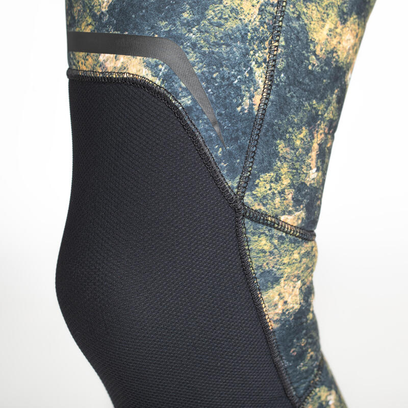Pantalon Chasse sous-marine Homme néoprène 5mm - SPF 900+ Camouflage et pissette