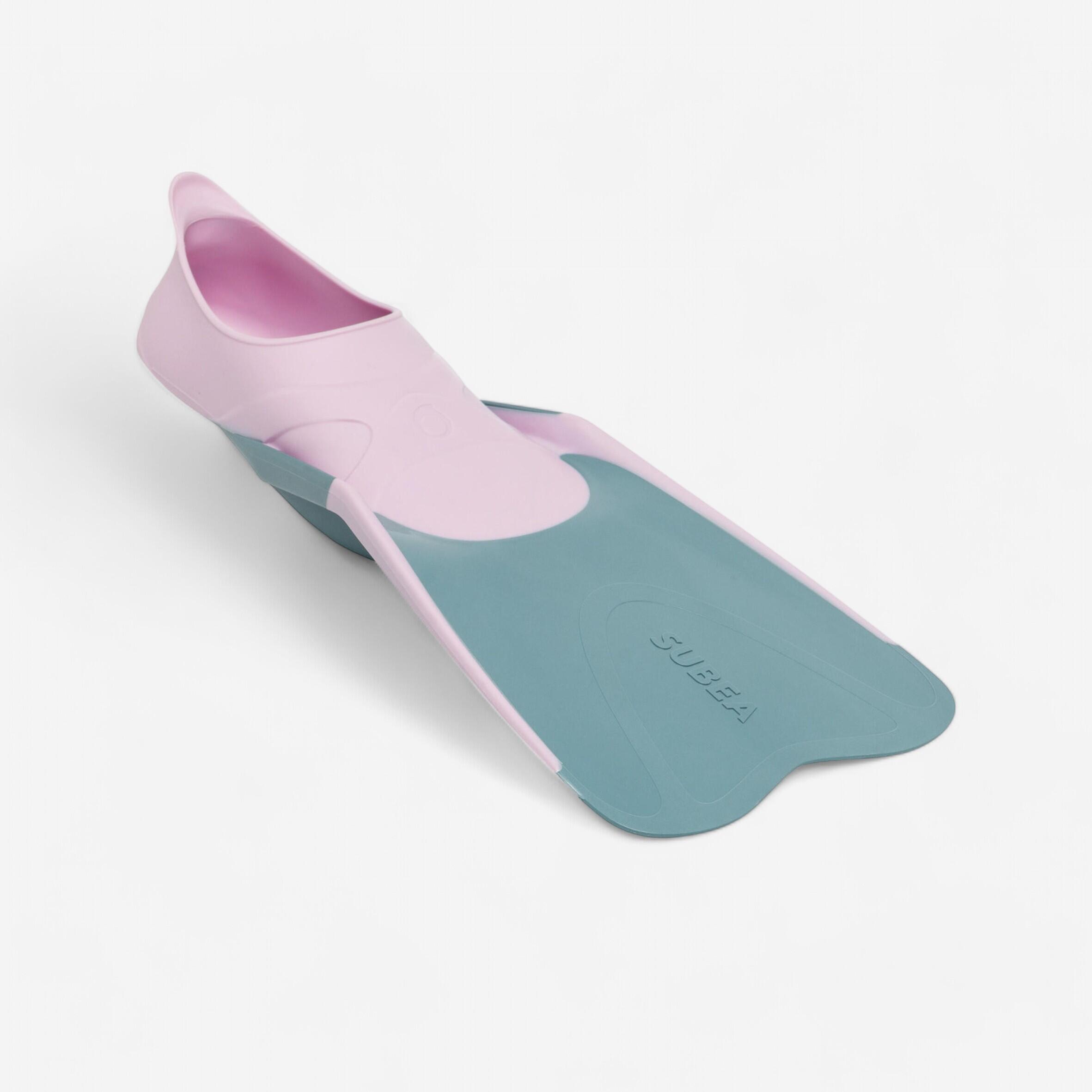 Subea - Palmes Plongée Enfant - Ff 100 Soft Mauve - Palmes - Snorkeling Plongee Chasse Ss Apnee - - 28/29 - Decathlon