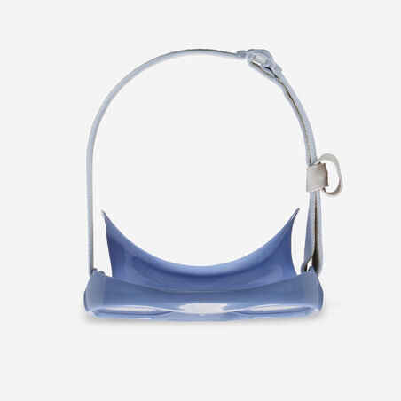 Kids diving mask - 100 comfort light blue