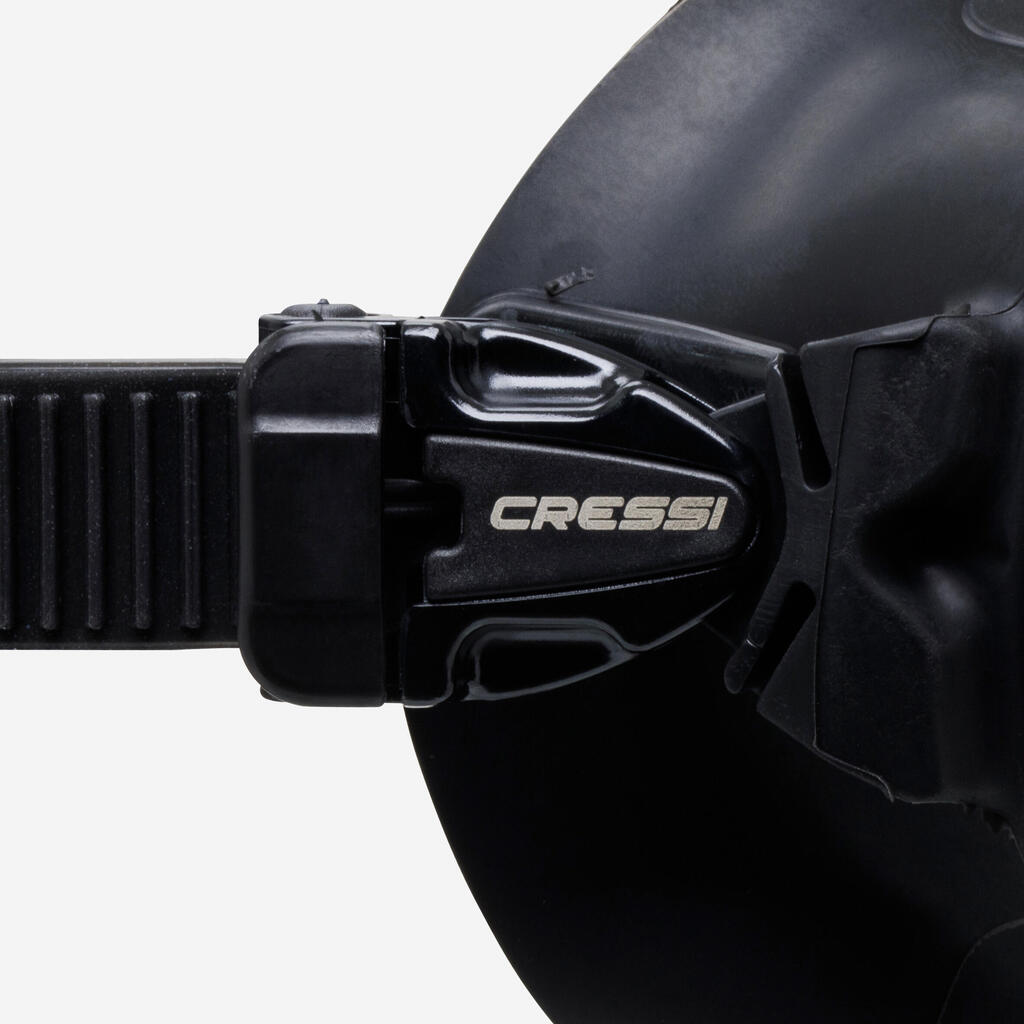 SPEARFISHING AND FREEDIVING MASK CRESSI ATOM BLACK