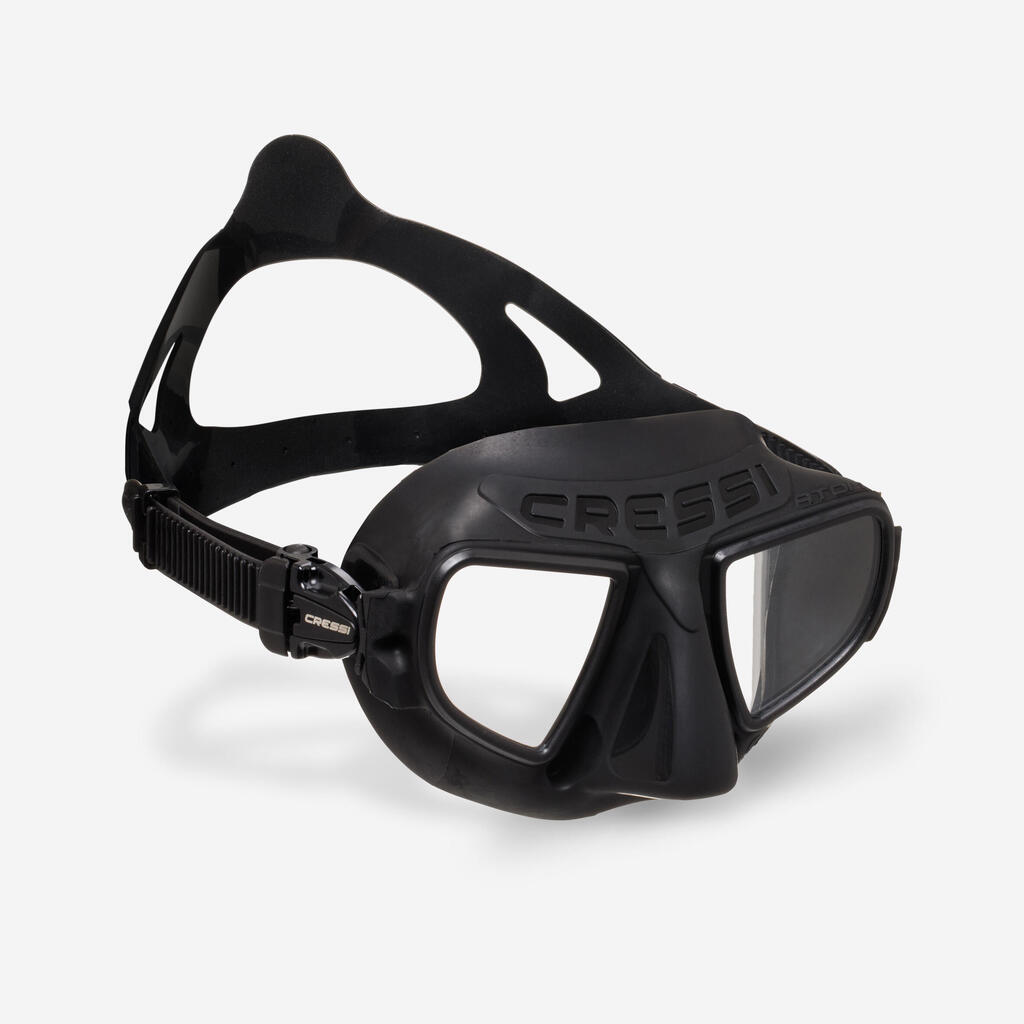 SPEARFISHING AND FREEDIVING MASK CRESSI ATOM BLACK