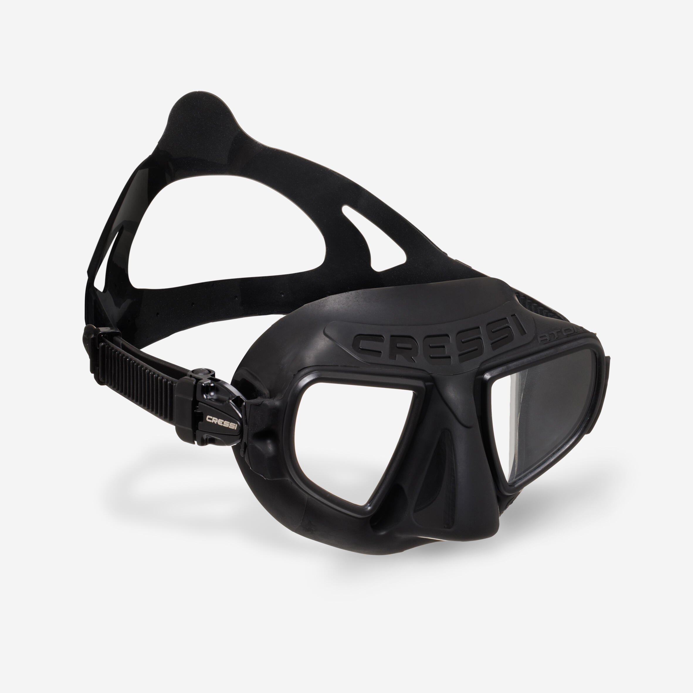 CRESSI Maschera pesca in apnea CRESSI ATOM nera