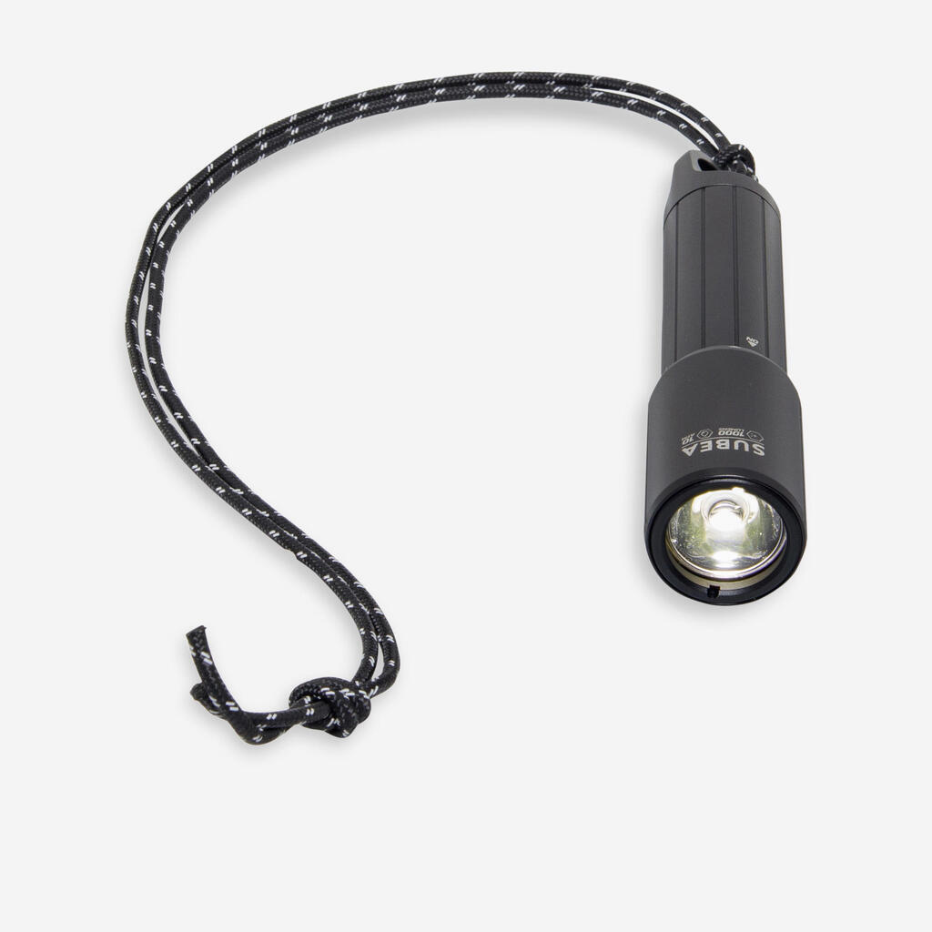 LAMPA ZA RONJENJE SA BOCOM OD 1.000 lm - CRNA